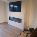 Constructing a faux chimney breast with plaster board