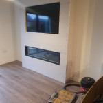 Constructing a faux chimney breast with plaster board