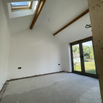 painting the interior of a house extension
