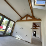 wooden ceiling supports